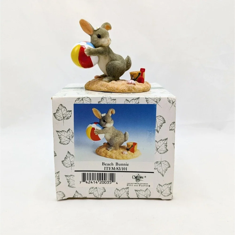 Fitz And Floyd Charming Tails Beach Bunny 83/101